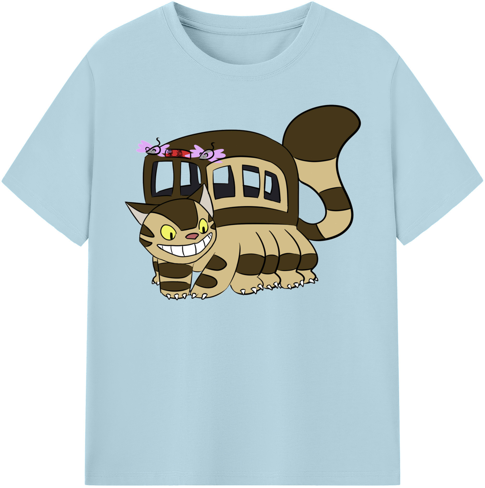 （画像用） となりのトトロ 草壁メイ 草壁サツキ My Neighbor Totoro Satsuki Kusakabe Mei Kusakabe 綿100％半袖Tシャツ（フロントプリント）